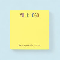 3 x 3 Custom Post-it® Notes with Company Logo