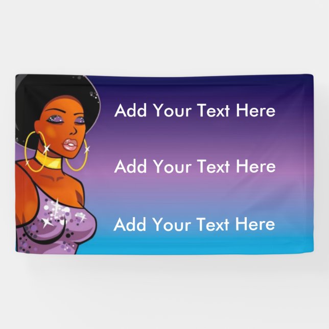 3' x 5' Afrocentric Banner (Horizontal)