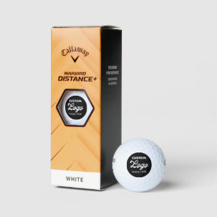 3 x Custom Logo Photo Callaway Warbird Golf Balls