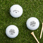 3 x Custom Personalised Budget Value Golf Balls