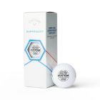 3 x Custom Personalised Titleist Pro V1 Golf Balls