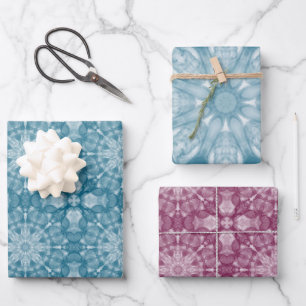 3 x designsheets of wrapping paper