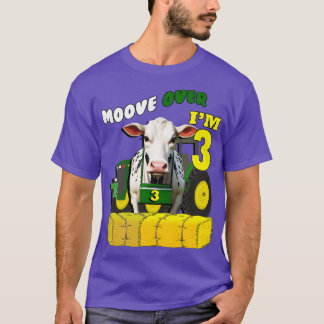 3 Year Old Farming Birthday T-Shirt