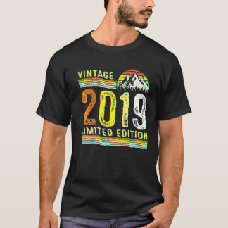 3 Year Old Vintage 2019 3rd Birthday T-Shirt
