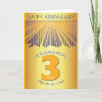 3 Year Sober Anniversary | Golden Ray 12 Step