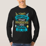 3 Years Old Grandson Gift It's My Grandson 3rd Bir T-Shirt<br><div class="desc">3 Years Old Grandson Gift It's My Grandson 3rd Birthday</div>