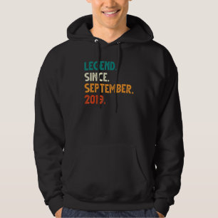 3 Years Old Legend Since September 2019 3rd Birth Hoodie
