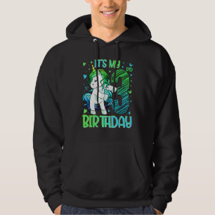 3 Years Old Unicorn Dabbing 3rd Birthday Outfit Gi Hoodie