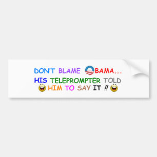 3c.Don't blame B.O. Bumper Sticker
