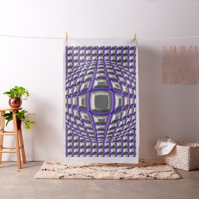3D Abstract Art 11B Custom Fabrics Fabric (In Situ)
