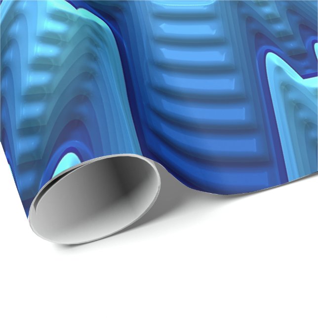 3D Abstract Art 1A Wrapping Paper (Roll Corner)