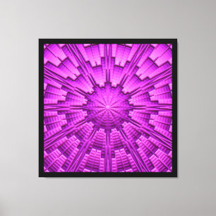 3D Abstract Art 3 Canvas Print