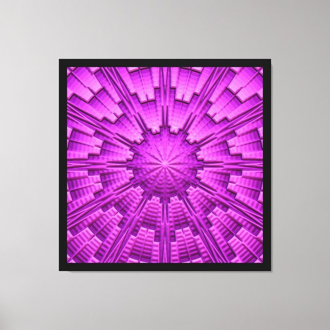 3D Abstract Art 3 Canvas Print (Front)