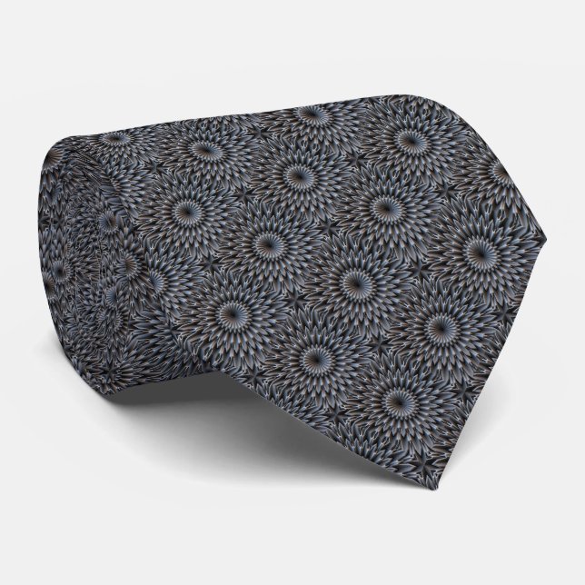3D Abstract Art 7 Tie (Rolled)