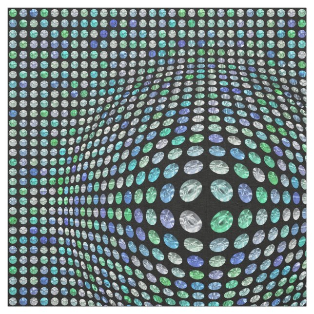 3D Abstract Art 9B Custom Fabrics Fabric (Swatch)