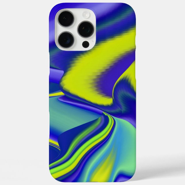 3D Abstract in green blue purple Case-Mate iPhone Case (Back)