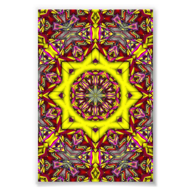 3d abstract pattern photo print (Front)