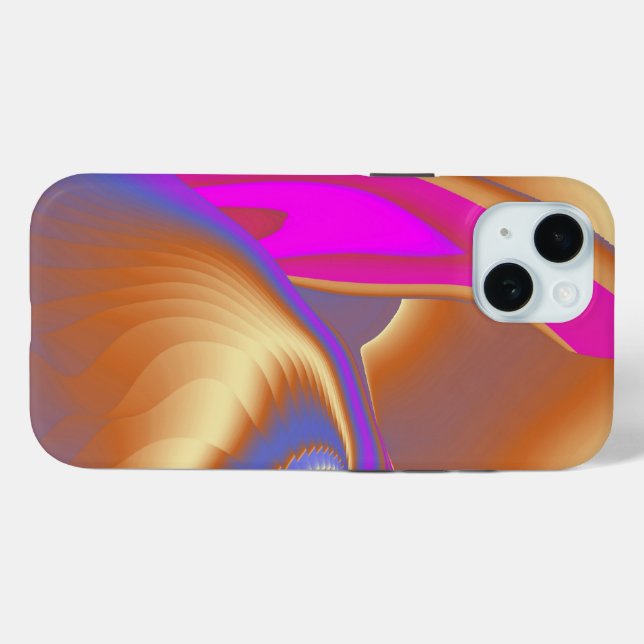 3D Abstract Rainbow Art Case-Mate iPhone Case (Back (Horizontal))