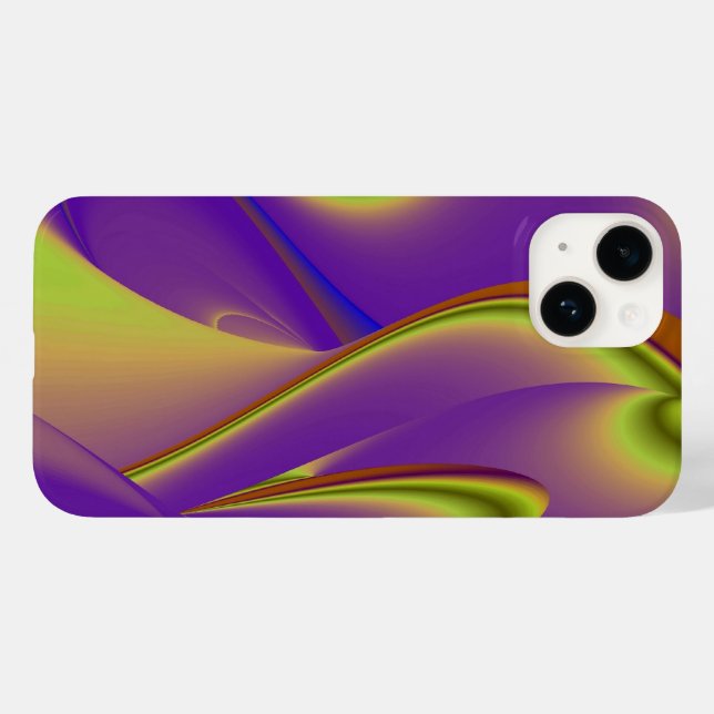 3D Abstract Rainbow Art Case-Mate iPhone Case (Back (Horizontal))