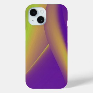 3D Abstract Rainbow Art iPhone 15 Case