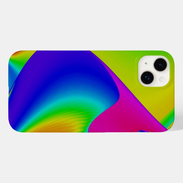 3D Abstract Rainbow Art Case-Mate iPhone Case (Back (Horizontal))