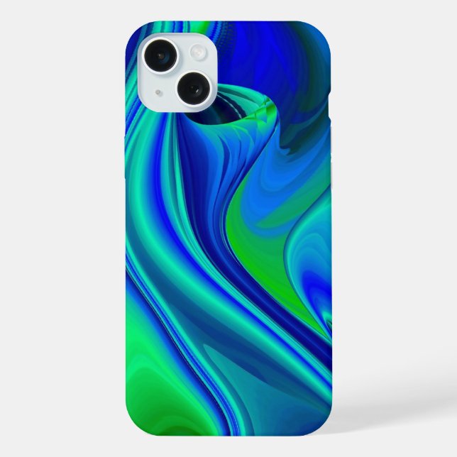 3D Abstract Rainbow Art iPhone Case (Back)