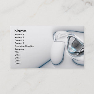 3d_abstract_white-1920x1080, Name, Address 1, A... Business Card