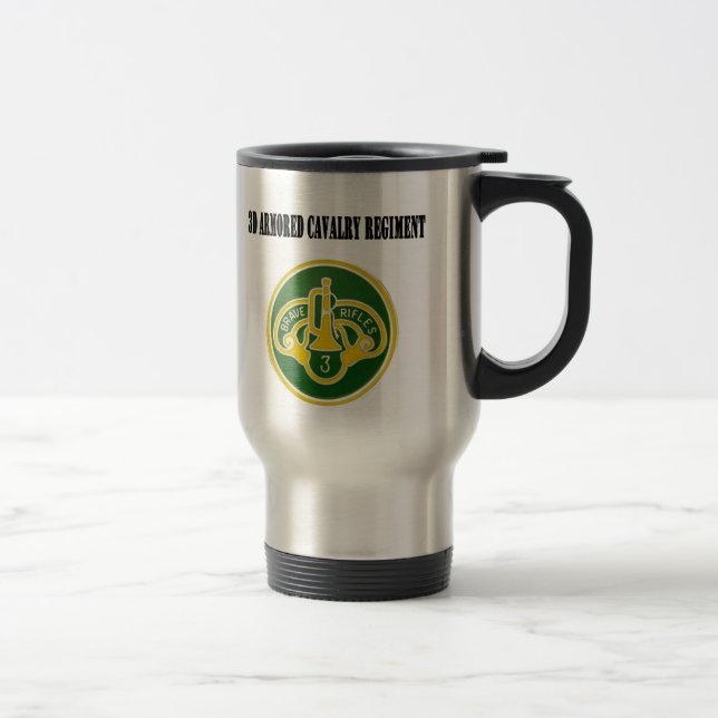 3d Armoured Cavalry Regiment Travel Mug (Right)