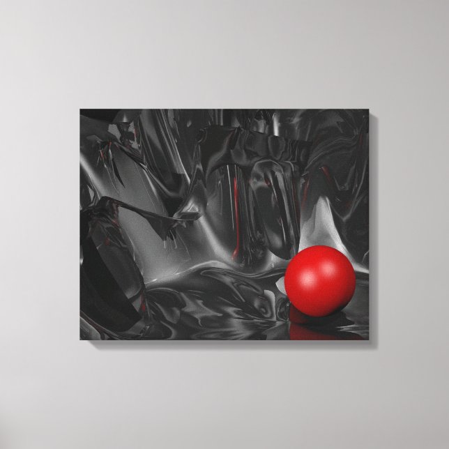 3D art,a  particular situation Canvas Print (Front)