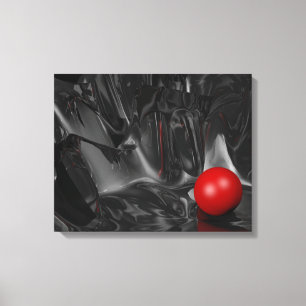 3D art,a particular situation Canvas Print