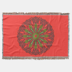 3D Art Mandala Throw Blanket