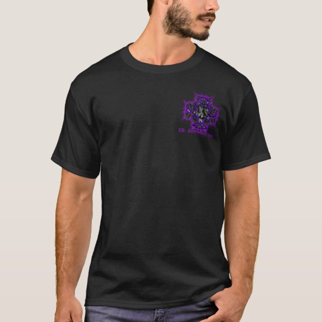 3D Artwork, Inc. Logo Purple T-Shirt (Front)