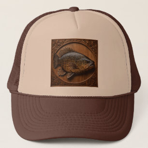 3D Australian Murray Cod Textured Print, Trucker Hat