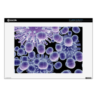 3d Bacteria Virus Decal For 13" Laptop