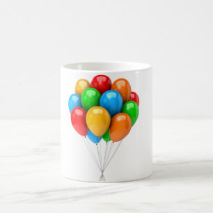 3D balloons Coffee Mug