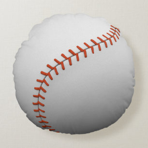 3D baseball ball Round Cushion
