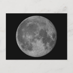 3D beautiful moon Postcard