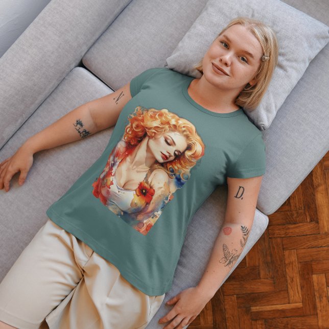 3D Beauty Girl T-Shirt (Creator Uploaded)