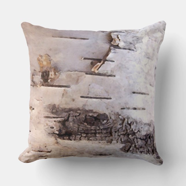 3D Birch Bark Cushion (Front)