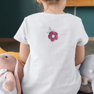 3D Blooming Flower Circle Bouquet Paper T-Shirt