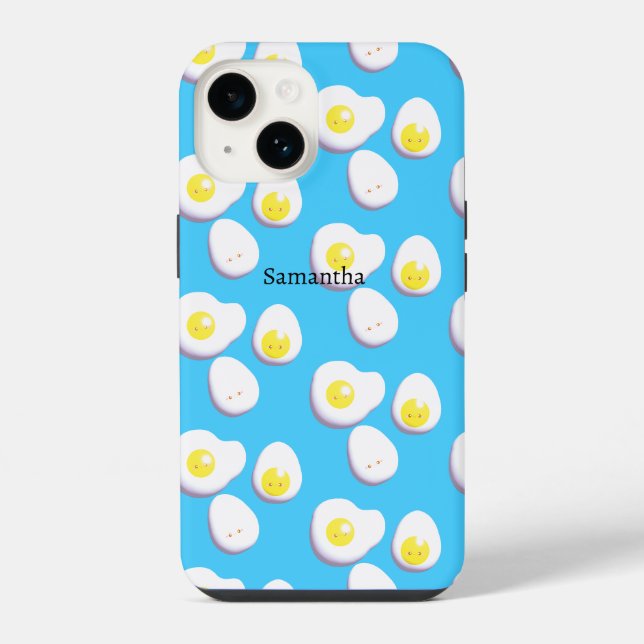 3D Boiled And Fried Eggs iPhone Case (Back)