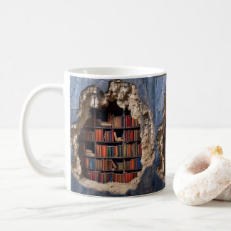3D Bookshelf Mug