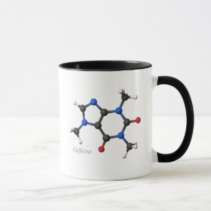 3D Caffeine Molecule Mug
