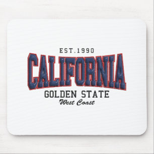 3D California  Mouse Mat
