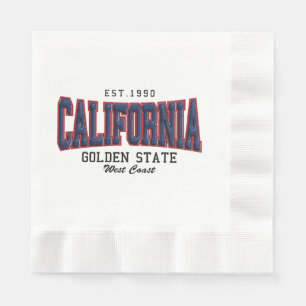 3D California Napkin