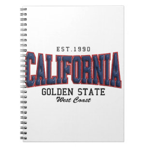 3D California  Notebook