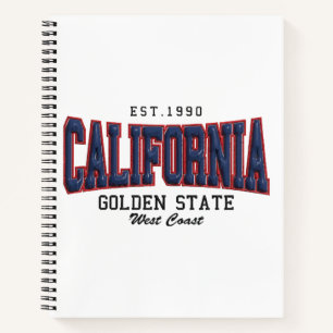 3D California  Notebook