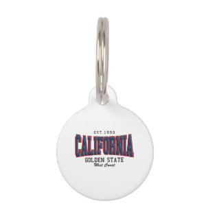 3D California Pet Tag
