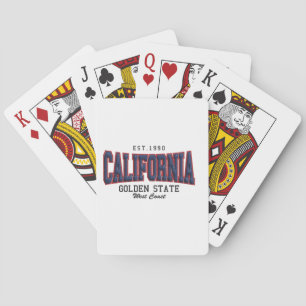 3D California Playing Cards