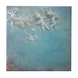 3D Cherubs Tile